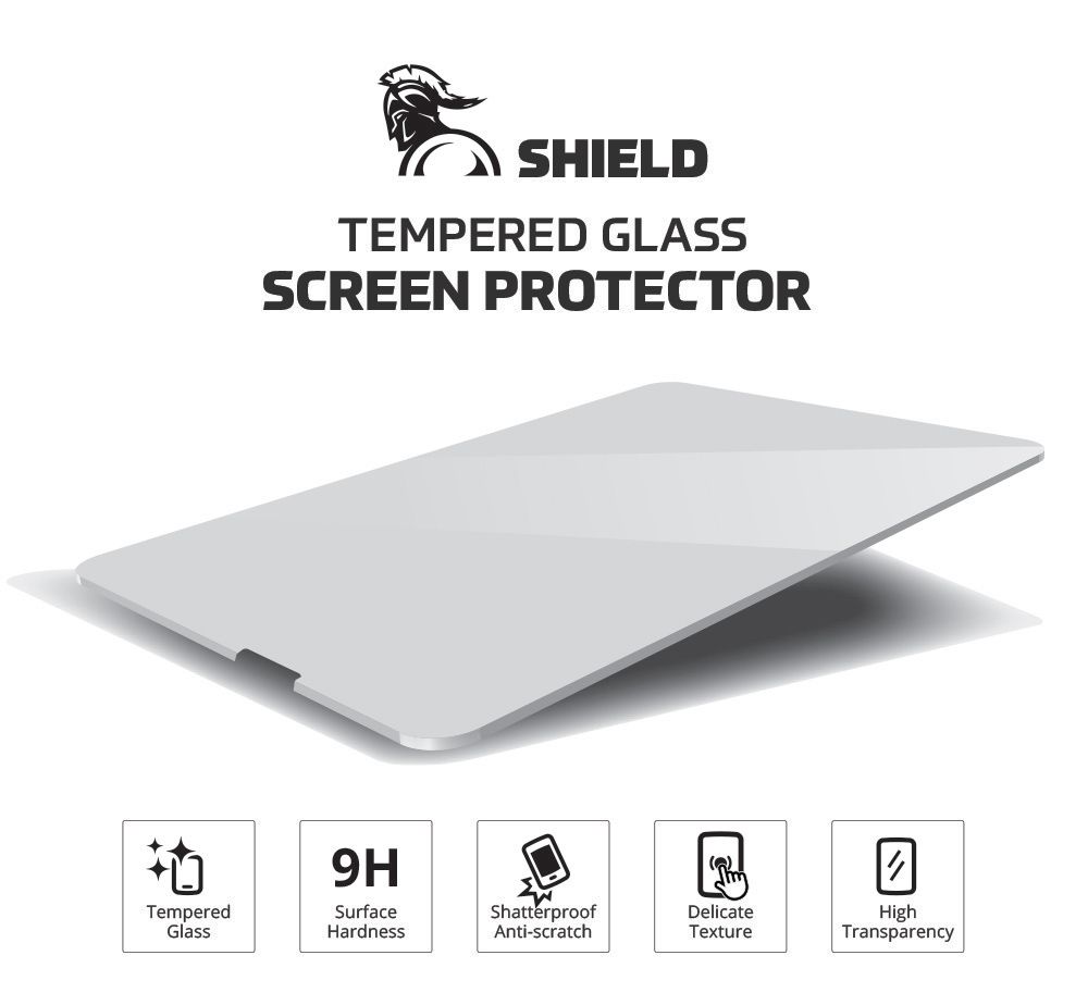 SHIELD - Tempered Glass Screen Protector For Tablets