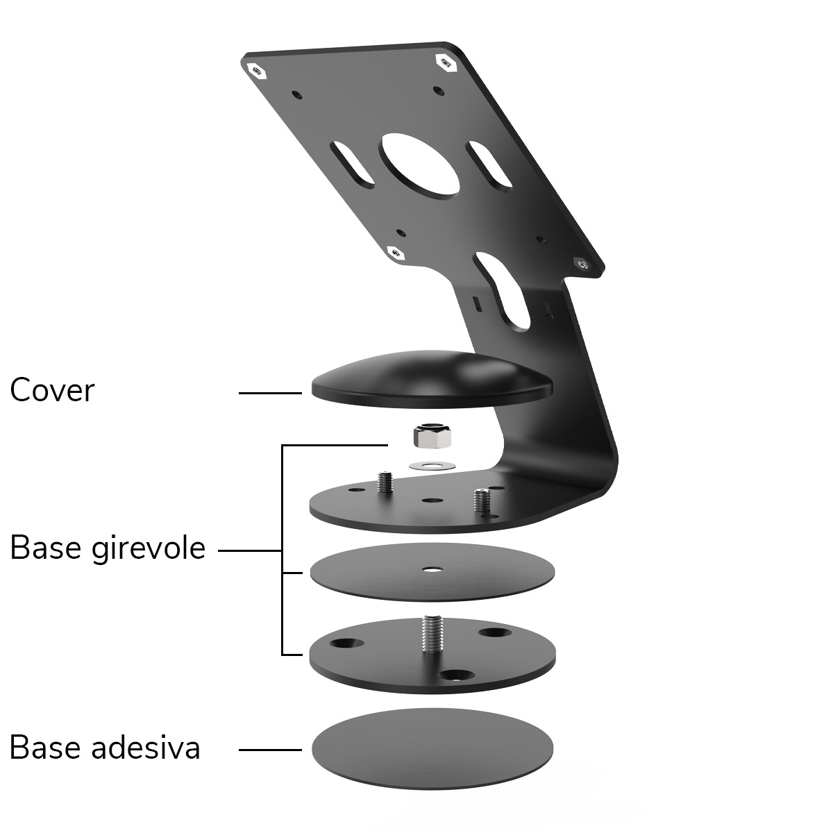 Magnetic Core - Supporto Universale per Tablet con aggancio Magnetico ...
